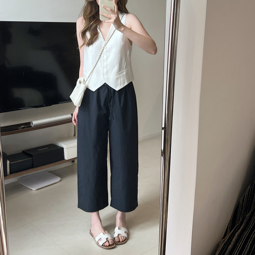 Lpants2025新款松紧腰休闲裤