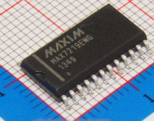 全新原装正品 MAX7219EWG MAX7219CWG 显示器驱动器 集成电路芯片