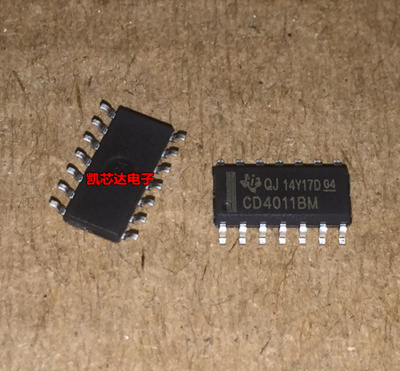 全新贴片 CD4011 CD4011BM SOP-14 四2输入端与非门 现货可直拍