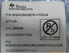 全新原装正品 BQ20Z80DBTR-V102 贴片 一个起拍