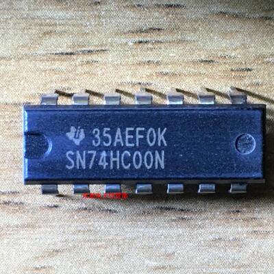 全新原装 74HC00 SN74HC00N DIP14 正四二输入与非门 逻辑芯片