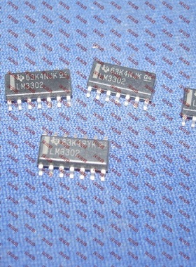 比较器LM3302 LM3302DR LM3302DRG4 SOP14进口原装电子配件芯片