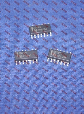 逻辑芯片74AC00G AC00G MC74AC00DR2G SOP ON进口原装集成 电 路