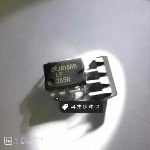 一级 直插运放IC LF355 LF355N 单运算放大器芯片 DIP-8脚