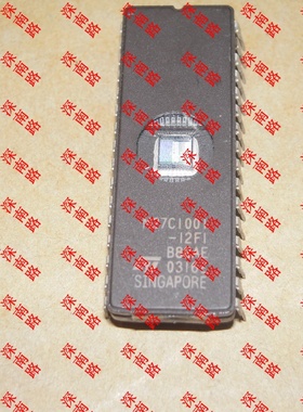 可擦可编程存储器M27C1001-12F1 ST M27C1001 CDIP32进口全新配件