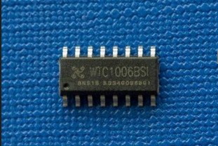 全新IC，WTC6106BSI触摸IC触摸芯片 6键 WTC6106BSI 价格优势