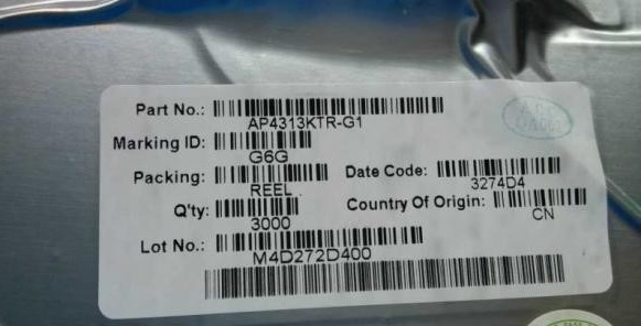 AP4313KTR-G1 AP4313 丝印G6G 贴片SOT23-6 恒流恒压控制芯片IC