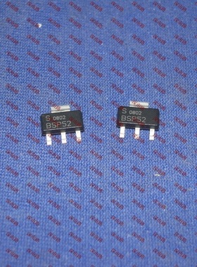 小信号晶体管BSP52 1A80V SOT223 进口原装三极管 电子配件