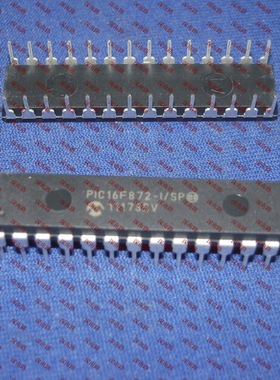 PIC单片机 PIC16F872-I/SP PIC16F872 MIC DIP28进口原装电子配件