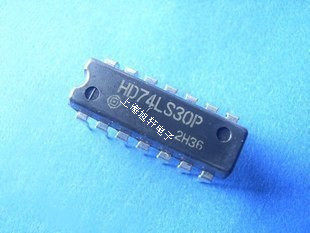 全新原装正品 HD74LS30P 74LS30  八输入与非门 逻辑IC 一个起拍
