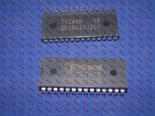 单片机存储器W27C512-45Z W27C512 DIP28 W27C512-45进口原装