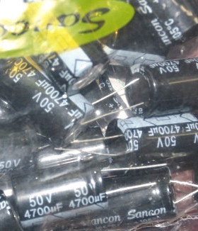 三鑫铝电解电容 SANCON CD4700UF50V 体积22X35 10只起拍