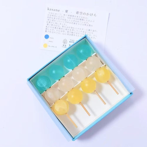 日本Shalala sya夏季限定kasane串串琥珀糖 青空碎片宝石和菓子