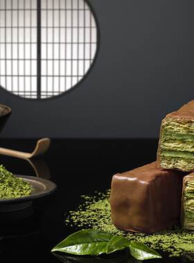 日本代购mary玛丽千层酥抹茶限定威化饼干限定夹心礼盒高级伴手礼