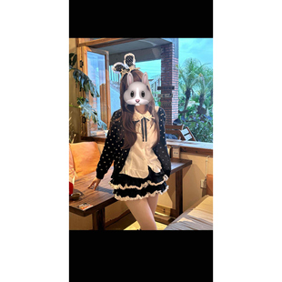 （彦祖家）122-2025秋款波点套装小个子复古甜美套装