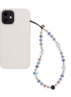 StringTing水晶蝴蝶手机链挂绳饰品手腕绳进口水晶串珠腕带百搭