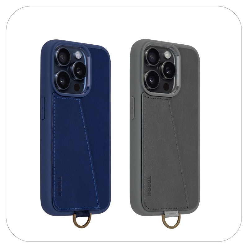 苹果15Pro软胶英伦风斜跨绳