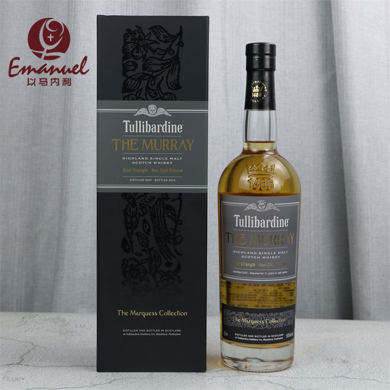 tullibardine图里巴丁穆雷精选系列2007版原桶强度单一麦芽威士忌