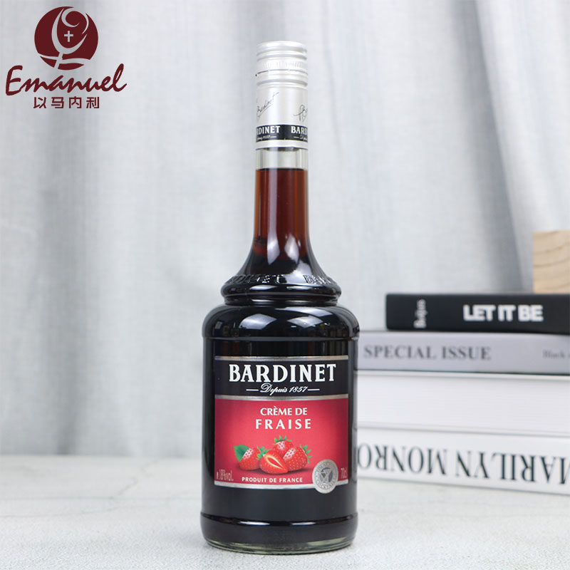 bardinet 必得利草莓力娇酒 700ml 法国原瓶进口洋酒 鸡尾酒调酒