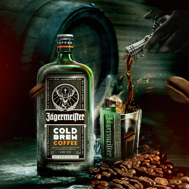 野格冷萃利口酒 咖啡力娇酒 咖啡味 圣鹿冷萃咖啡 德国进口洋酒