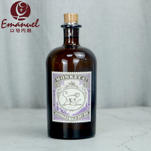 行貨帶碼 洋酒德國進(jìn)口Monkey Gin猴子猴王黑森林金酒正品