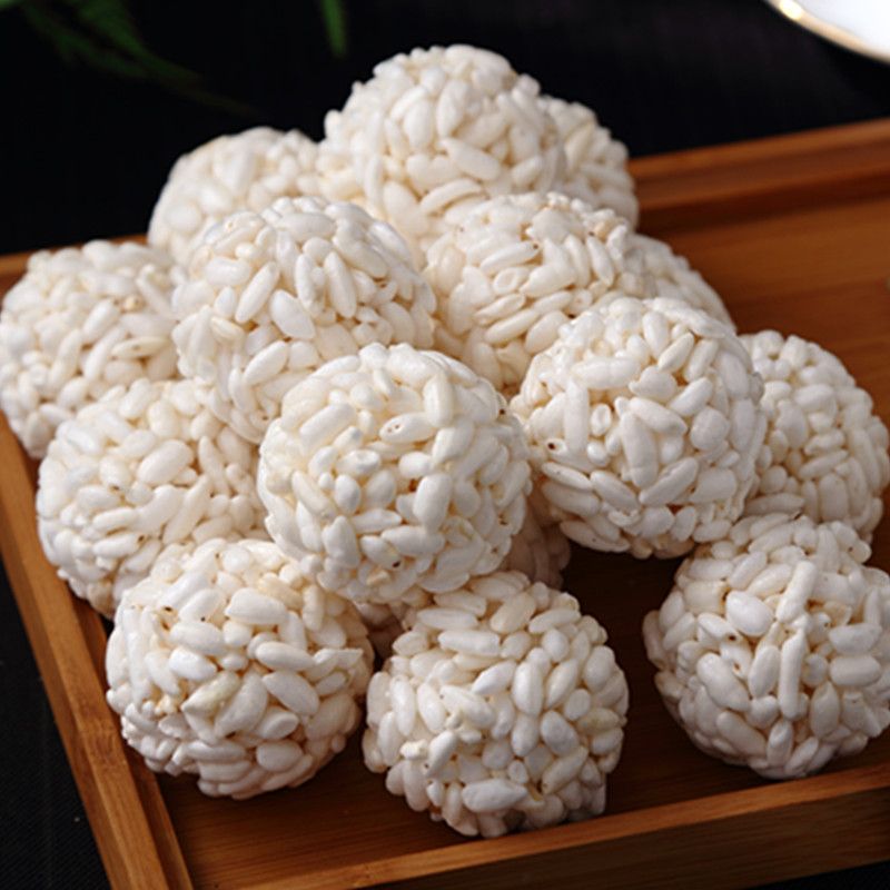 8090大米球米花糖爆米花老式手工零食散装儿时味道童年回忆