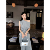 GEMQI 高级小众超火一套夏装 大方得体穿搭两件套套装 女2025新款