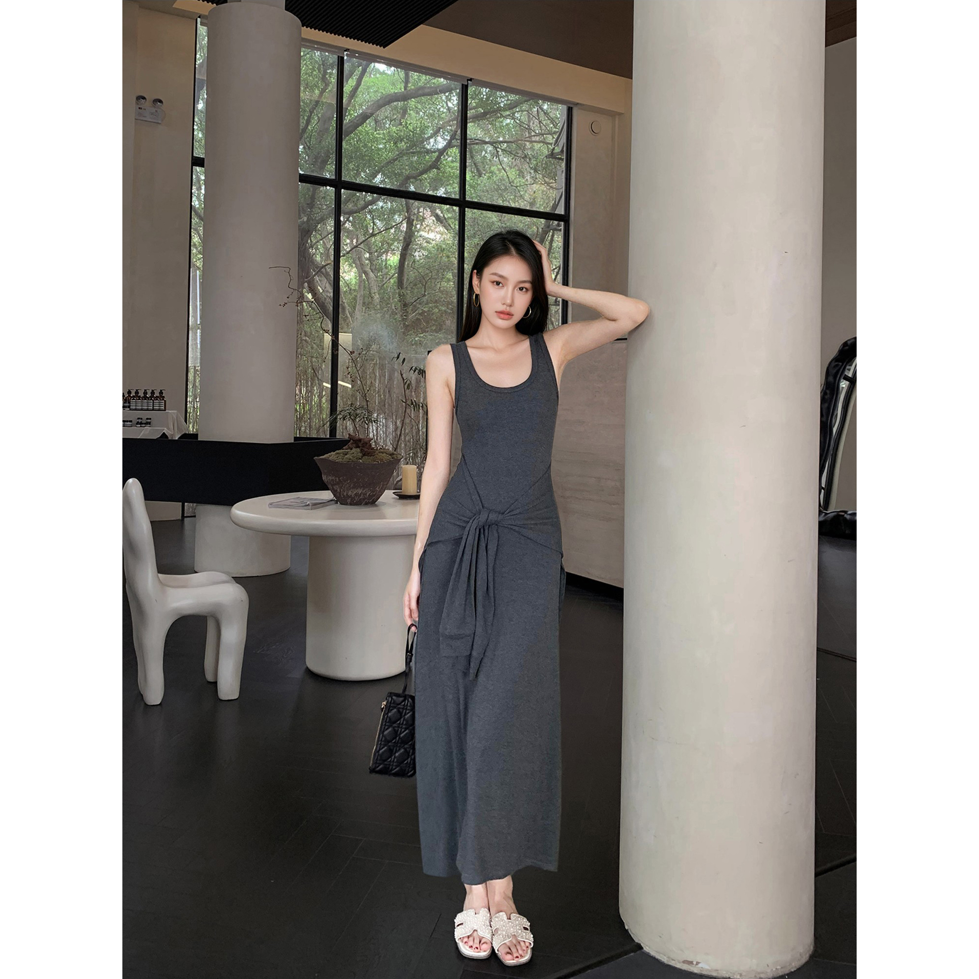 GEMQI梦中伊甸高级感连衣裙