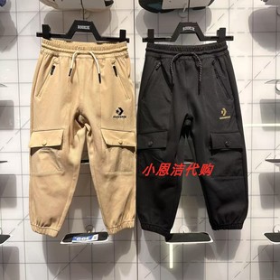 长裤 男女童休闲运动百搭工装 CV2512625 新Converse匡威童装 25春款