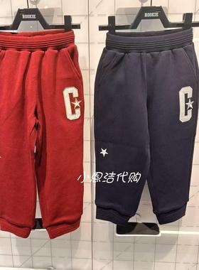 Convers匡威25春男女童经典百搭纯棉休闲针织裤运动长裤cv2512330