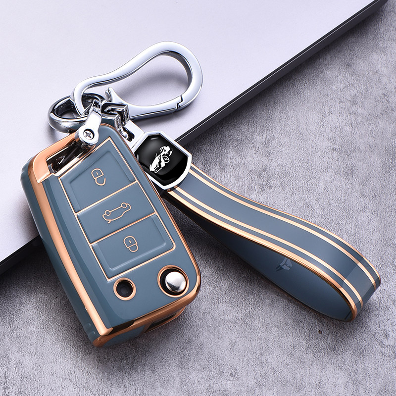 适用2021款大众凌渡钥匙套凌度专用壳男女装饰改装配件汽车用品