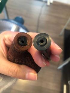 烟斗榫头处理 烟斗维修 伯爵烟斗维修保养改造