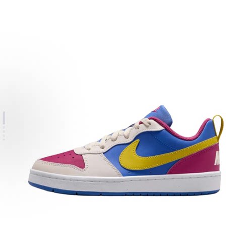 Nike蓝米紫GS大童低帮板鞋