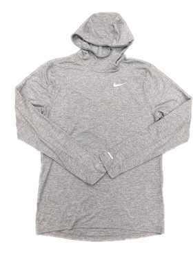 Nike Dri-Fit Element 灰色 男子 运动休闲连帽简约T恤FB8573-084