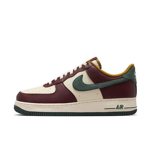NikeAirForce1白褐色复古板鞋