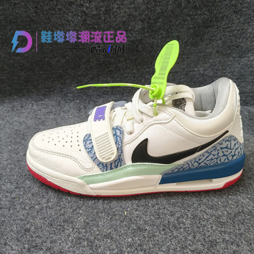 瑕疵处理Air Jordan Legacy AJ312 复活节女低帮篮球鞋DV9127-101