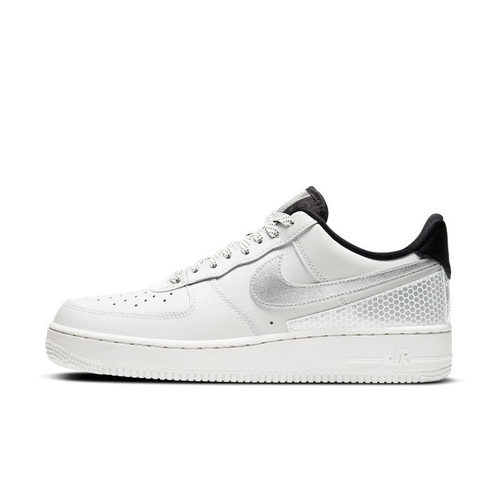 NikeAF1空军一号黑白银蛇纹反光