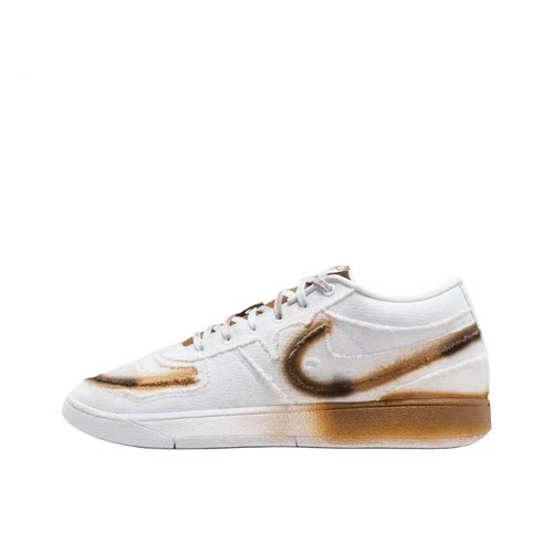 Nike白棕色男款运动休闲篮球鞋
