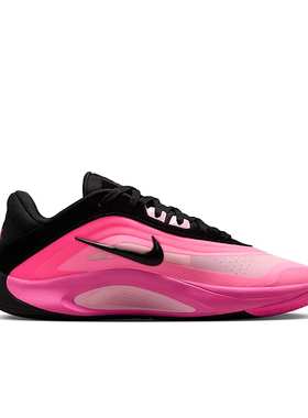 Nike 粉黑色 女款运动休闲舒适百搭时尚复古低帮篮球鞋FZ8606-001