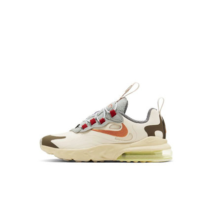 Nike Air Max 270 x Travis Scott 棕黄幼童低帮跑步鞋CV2414-200