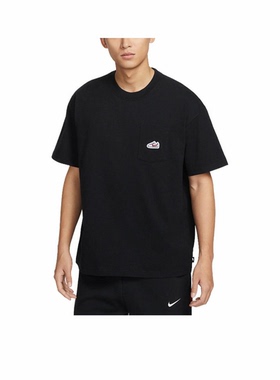 Nike Sportswear 黑色 男款 休闲短袖T恤IB1383-010