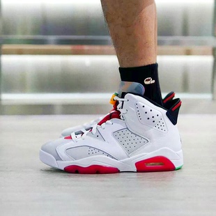 Air Jordan 6 AJ6 男 兔八哥 白红彩蛋 高帮篮球鞋CT8529-062