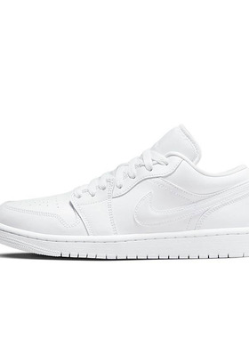 Air Jordan 1 Low AJ1  白色 女款 低帮潮流复古篮球鞋DV0990-111