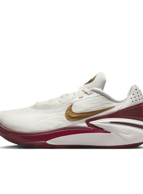 Nike Air Zoom GT Cut 2 EP白红色男子低帮实战篮球鞋 DJ6013-103