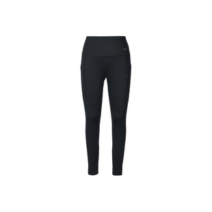 Nike 黑色 女款 纯色高腰修身 休闲运动长裤FB8849-010