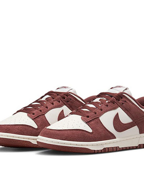 Nike Dunk Low 白褐色 女子 运动休闲经典百搭低帮板鞋HJ7673-001