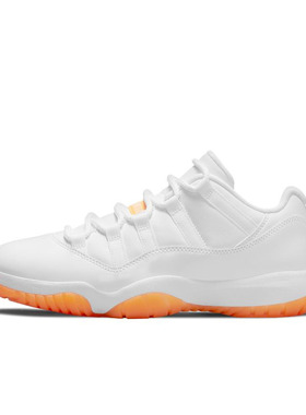 Air Jordan 11 Low AJ11白橙白橘柑橘女低帮休闲篮球鞋AH7860-139