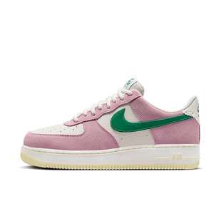 100 男款 Air Force Nike 低帮板鞋 粉绿白 AF1空军一号 FV9346
