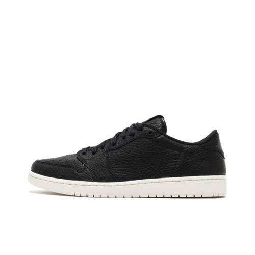 AJ1黑色男款低帮复古篮球鞋