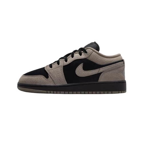 AJ1GS大童棕黑色低帮篮球